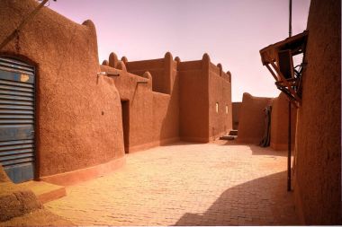 Agadez sultan residence, Nijer dış görünümüne