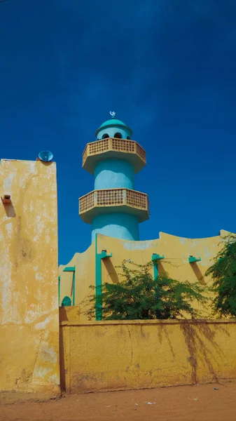 Vnější pohled na velkou mešitu Zinder, Niger — Stock fotografie