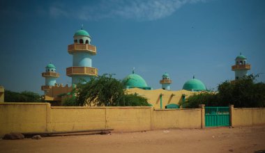 Zinder, Nijer Ulu Camii dış görünümüne