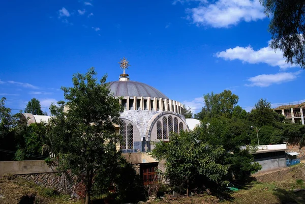 Iglesia de Nuestra Señora María de Sión en Axum, Etiopía — Foto de Stock