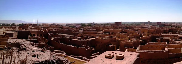 Εναέρια θέα στην παλιά πόλη του Balat, όαση Dakhla, Αίγυπτος — Φωτογραφία Αρχείου