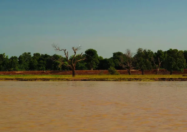 Nijer Nehri yakınında Niamey, Nijer için görüntüleyin — Stok fotoğraf