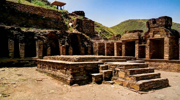 Takht-i-Bhai Parthian sitio arqueológico y monasterio budista Pakistán — Foto de Stock