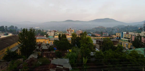 Widok anteny gród miasta Gonder, Etiopia — Zdjęcie stockowe