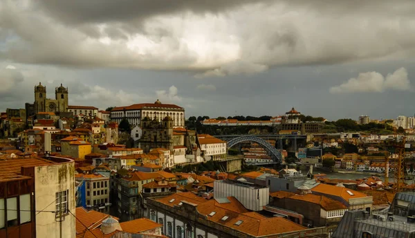 Panorama vista aérea para Porto Portugal — Fotografia de Stock