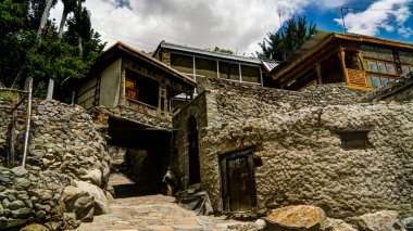 Evler Karimabad Hunza Vadisi, Gilgit-Baltistan, Pakistan, Street