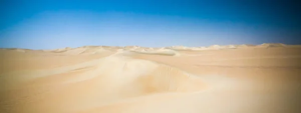 Krajobraz Panorama o wielkie morze piasku wokół oazy Siwa, Egipt — Zdjęcie stockowe