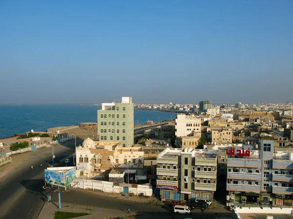 Aerial stadsbilden Visa Hodeidah City, Jemen — Stockfoto