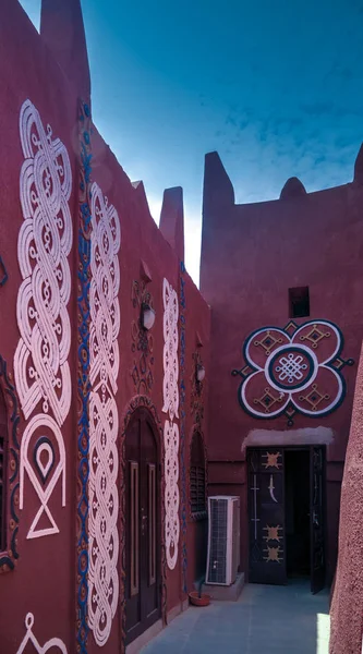 Vista exterior para Damagaram sultan residence, Zinder, Níger — Fotografia de Stock