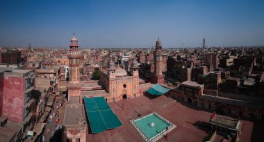 Vezir Han Camii, Lahore, Pakistan Hava Panoraması