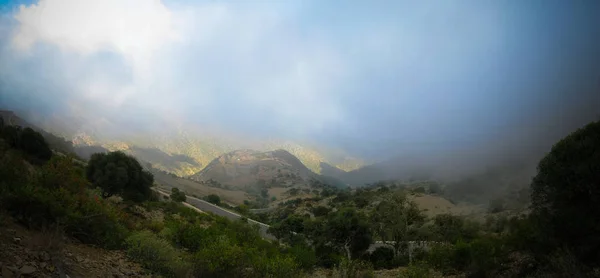 Luchtfoto uitzicht Filfil regenwoud, Eritrea — Stockfoto