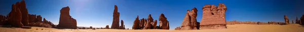 Abstract Rock formation at plateau Ennedi aka stone forest in Chad — Stock Photo, Image