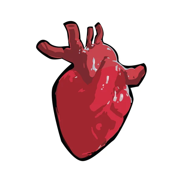 Heart texture. Vector, EPS10 — ストックベクタ