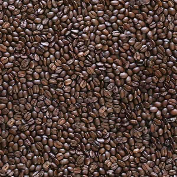 Nahtlose Kaffeebohnen Hintergrund. — Stockfoto