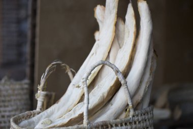 Taze geleneksel Ulusal ekmek.