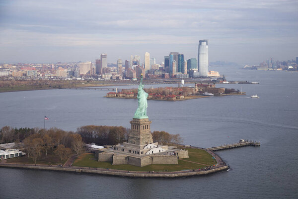 City. View from above.