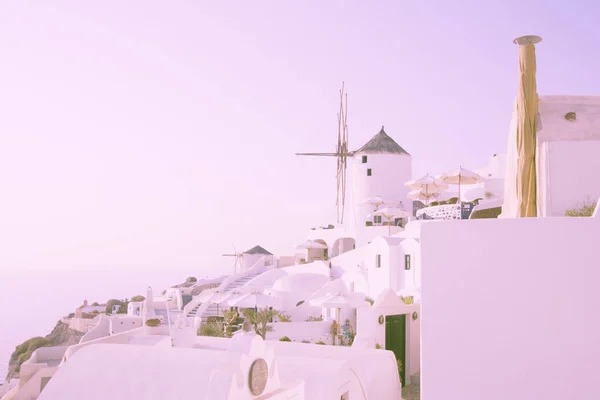 Біле місто на грецькому острові. — стокове фото
