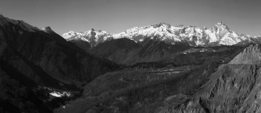    dağ manzarası panorama. 
