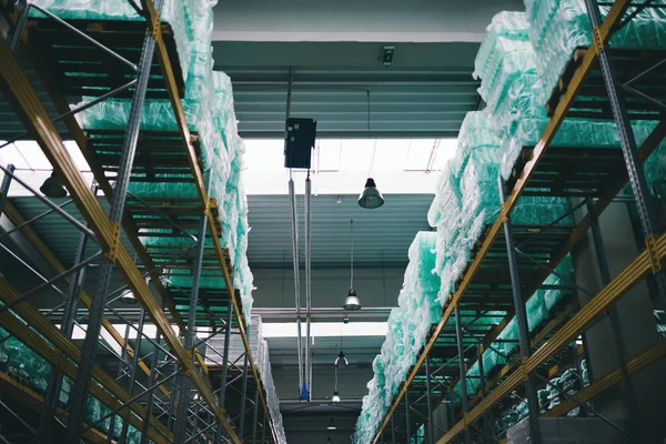 Fabrik hall och maskiner interiör — Stockfoto