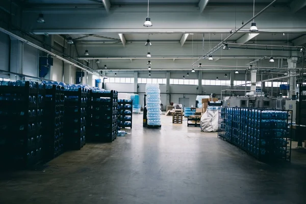 Factory hall and machinery interior