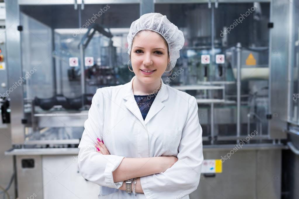 female worker at factory