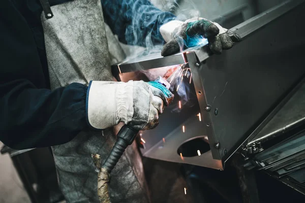 Métallurgie Industrie Lourde Usine Pour Production Poêles Granulés Lourds Chaudières — Photo