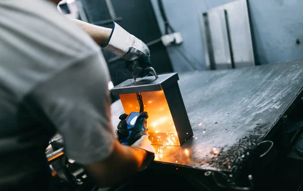 Metallurgi Tung Industri Fabrik För Tillverkning Tunga Pelletskaminer Och Pannor — Stockfoto