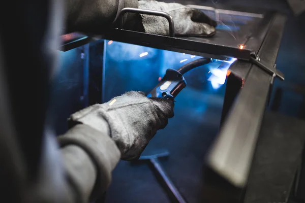 Industrie Métallurgique Usine Pour Production Poêles Granulés Lourds Chaudières Gros — Photo