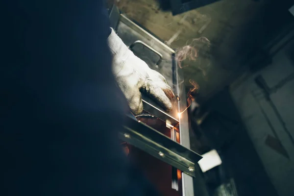 Industria Metalúrgica Fábrica Para Producción Estufas Pellets Pesados Calderas Primer — Foto de Stock