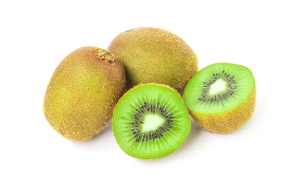 Kiwi fruit on white background, healthy food concept — Stock Photo, Image