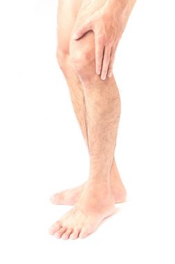 Tatlı adam elini tut diz ağrısı belirti, sağlık ve tıp kavramı