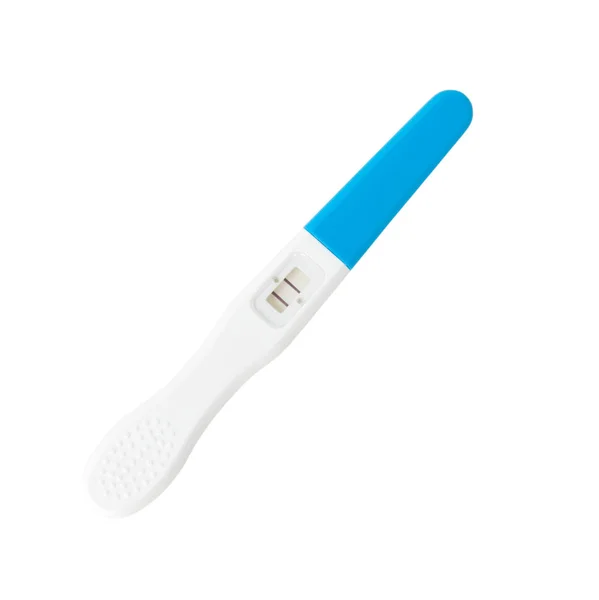 Pregnancy test with white background, clipping path — Stock Photo, Image