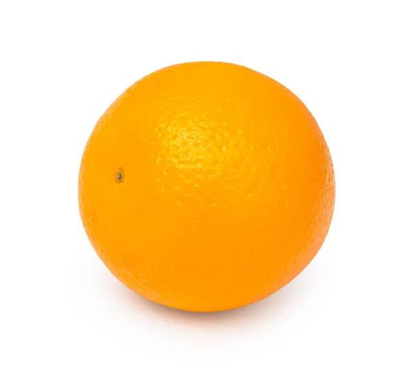 Свіжі апельсинові фрукти ізольовані на білому тлі з відсічним контуром — стокове фото