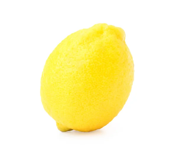 Fruits de citron frais sur fond blanc avec chemin de coupe — Photo