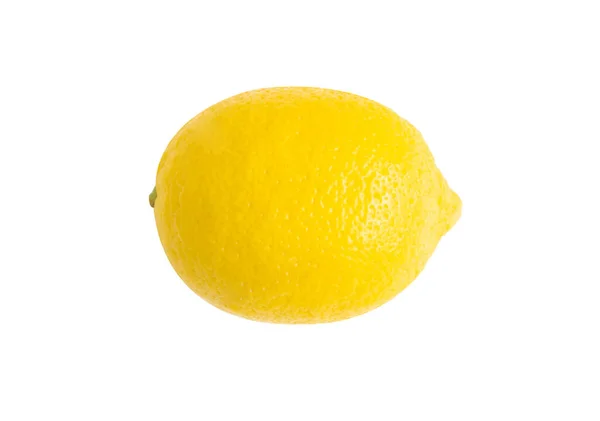 Κοντινό Πλάνο Φρέσκα Φρούτα Λεμονιού Απομονώνονται Λευκό Φόντο Τρόφιμα Και — Φωτογραφία Αρχείου