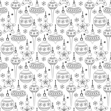 Beyaz arka planda Noelsiz Desen. 