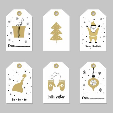 Mutlu Noeller ve mutlu yeni yıl kartları ile ayarla.