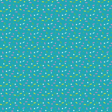 Sweets mavi arka plan ile Seamless Modeli. 