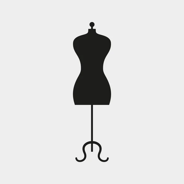 Mannequin icon on white background. — Stock Vector