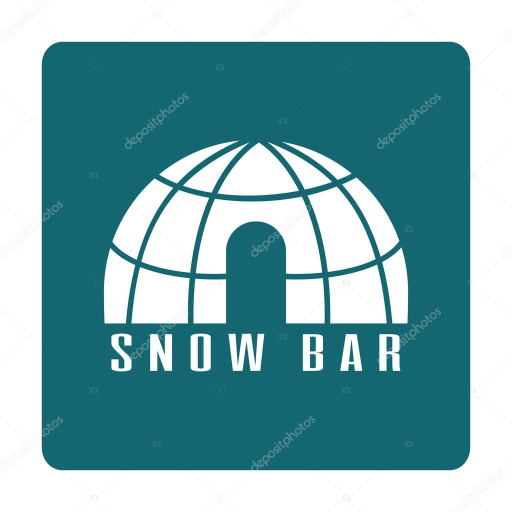 Snow bar icon.