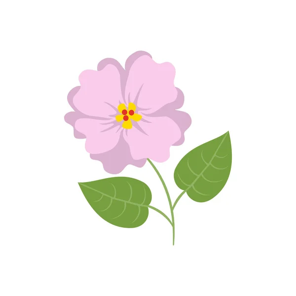 Hibiscus pictogram op de witte achtergrond. — Stockvector