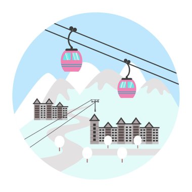 Ski resort simgesi.