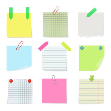 çeşitli Not belgeler kümesi.