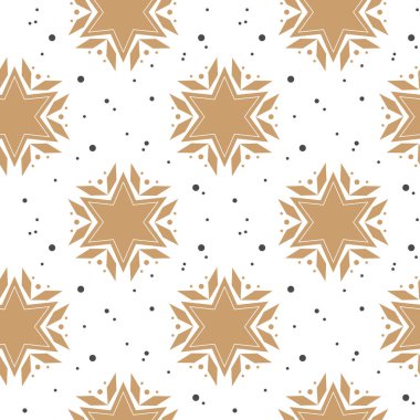 Sevimli kar taneleri ile dikişsiz desen. 