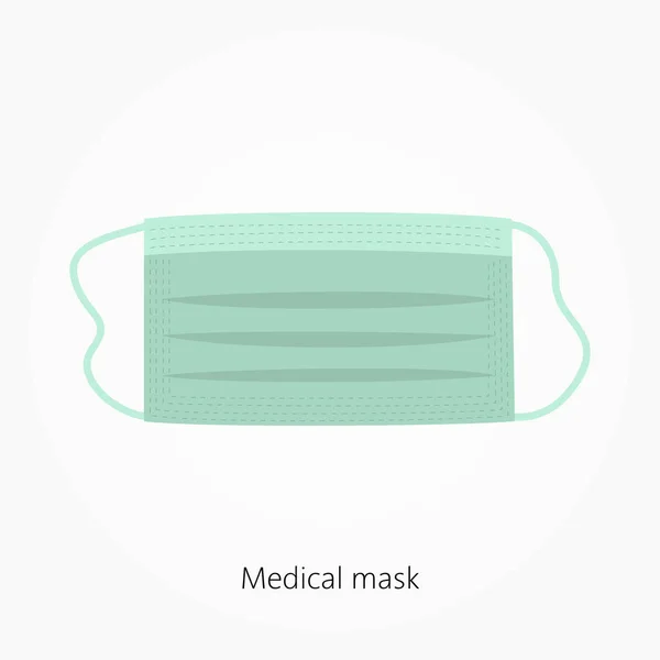 Topeng Pernapasan Keamanan Masker Pernapasan Medis Ilustrasi Vektor - Stok Vektor