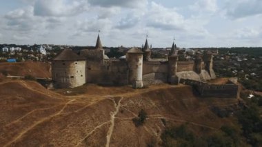 eski kalenin 4 k hava atış. Kamianets-Podilskyi Kalesi. Ukrayna
