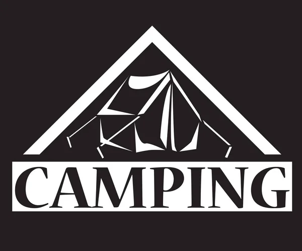 Wektor górskich camp etykiet w stylu vintage. Elementy projektu — Wektor stockowy