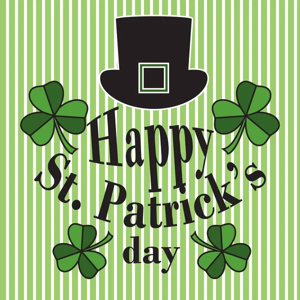 Vector illustration of Saint Patrick's Day logotype. St.Patricks — Stock Vector