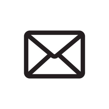 mesaj simgesi. düz tasarım