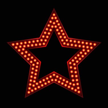 Lambaları yanan vektör çizim